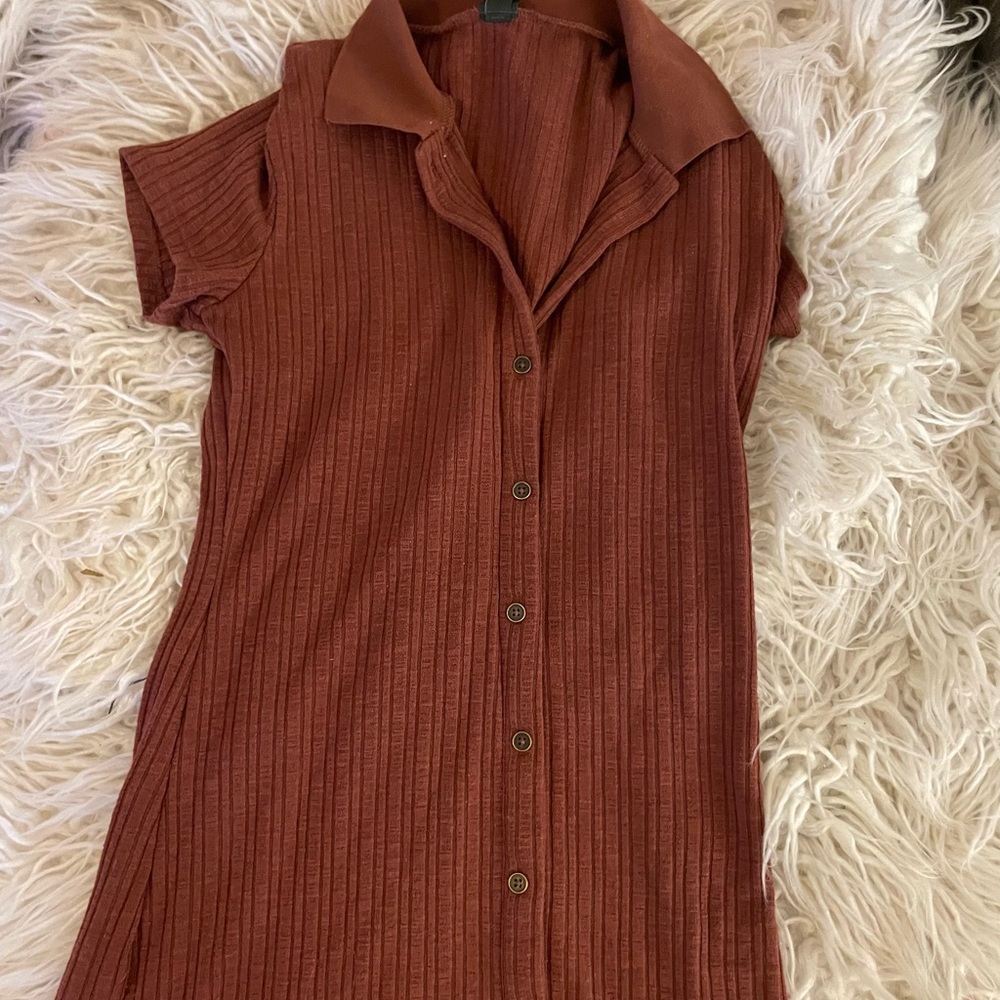 Button up dress